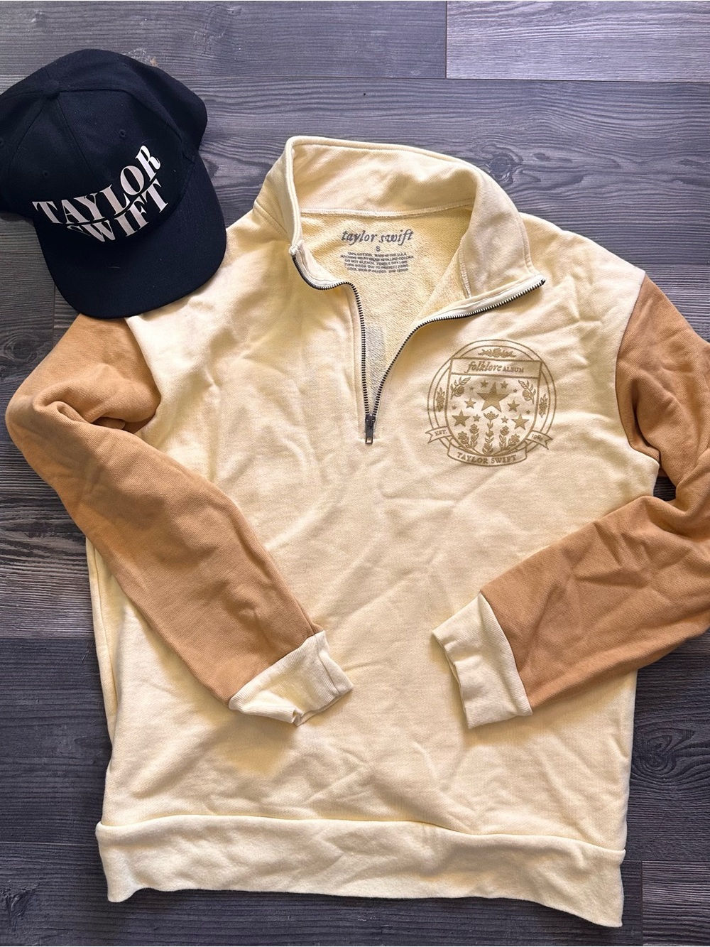 RARE Official Taylor Swift “Folklore” quarter zip